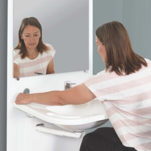 Slimline Height Adjustable Wash Basin